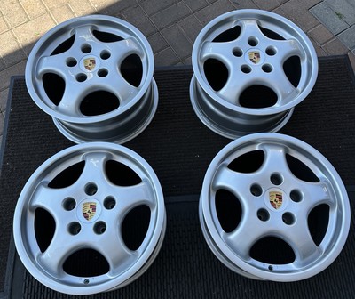 Porsche Cup 1 Wheels 17x9.5 17x8 964 911 Speedline RS RARE 993