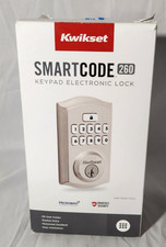 Kwikset SmartCode 260 Traditional Satin Nickel Keypad Electronic Deadbolt Lock
