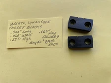 Unertl Type Target Block 0.565" Hole Center