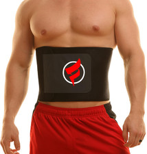 Waist Trimmer Sauna Ab Belt for Women Men - Waist Trainer Stomach Wrap
