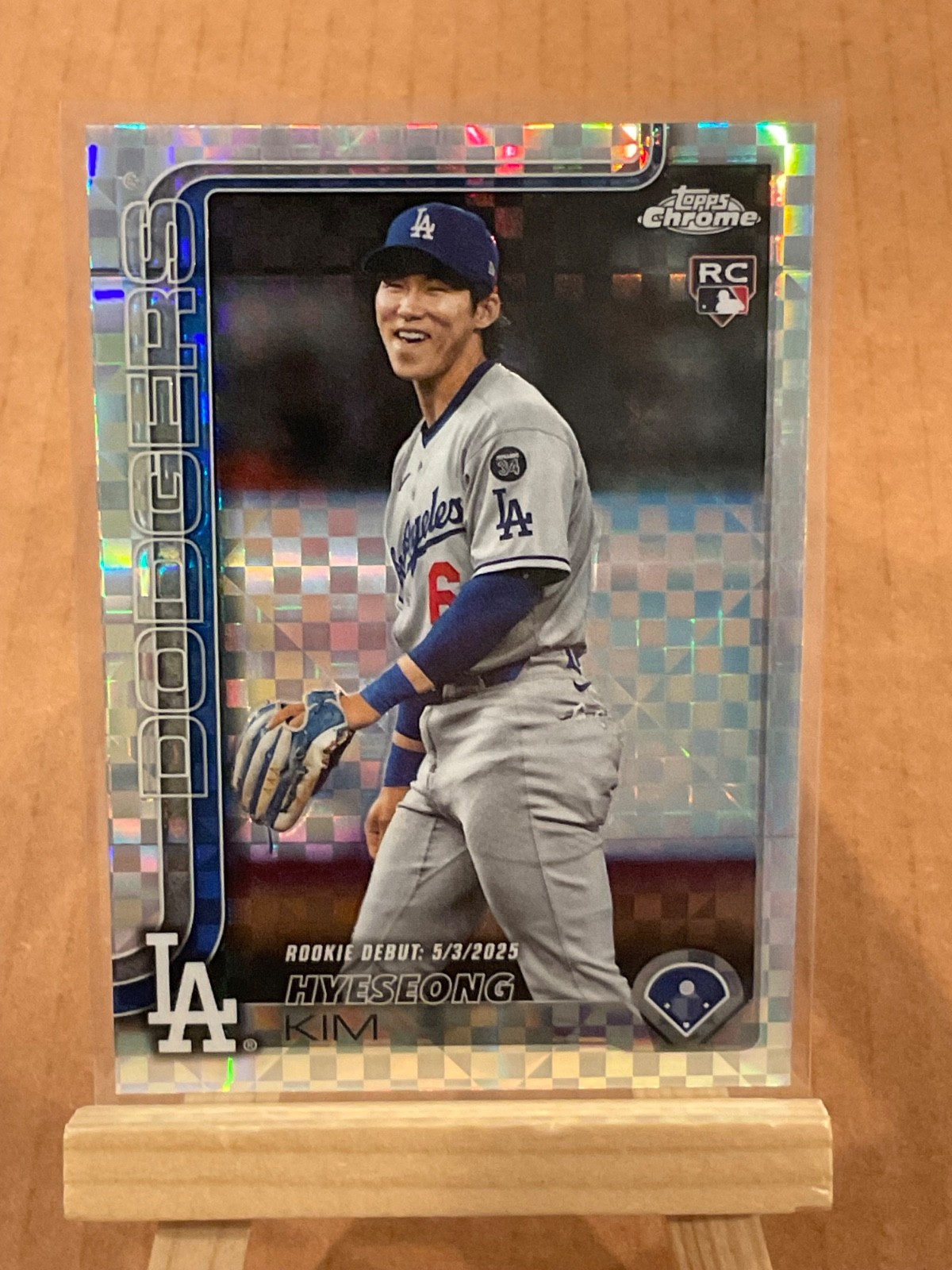 2025 Topps Chrome Update X-Fractor Hyeseong Kim #USC149 Dodgers RC