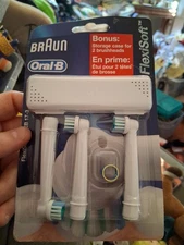 Oral-B Flexisoft Flexi-Soft Replacement Toothbrush Heads Refills EB 17-3 NEW