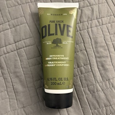 New Korres Pure Greek Olive Intensive Body Treatment 200ml/6.76oz SEALED