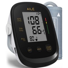 AILE Tensiometre Bras Professionnel Grand Brassard Réglable 22-40 cm 2 * 99
