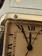 CARTIER Santos Galbee 187901 SS/Yellow Gold RARE STINGRAY DIAL 12