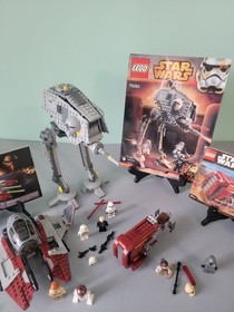 Lego Star Wars 75135 Obi Wans Jedi Interceptor, 75099 Rey's Speeder, 75083 AT-DP