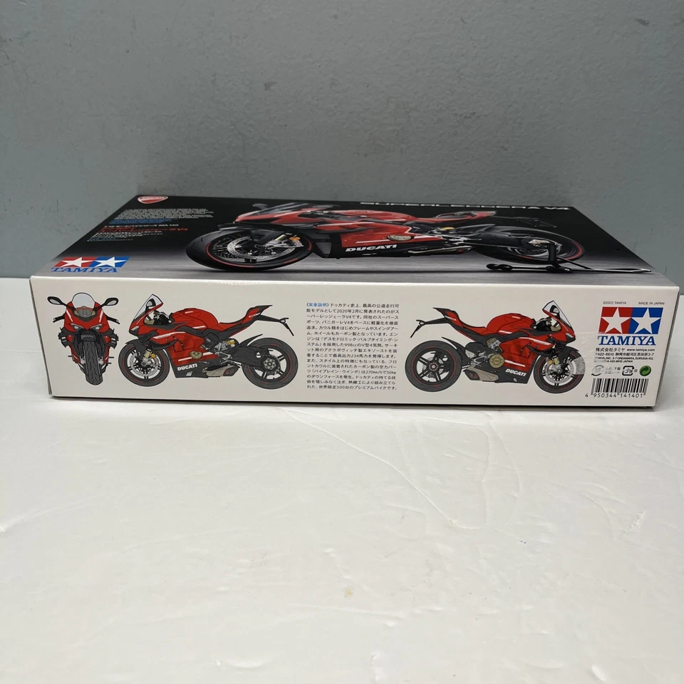 Kit moto deportiva modelo escala 1/12 Tamiya 14140 Ducati Superleggera V4 Foto 4 de 4
