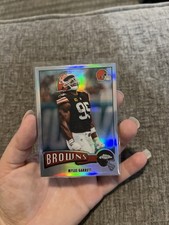 Topps 2025 Chrome Refractor Myles Garrett Cleveland Browns NFL Football Card