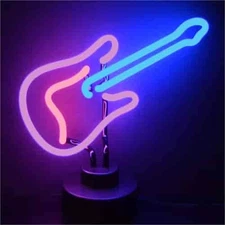 Neonetics 4GUITM Electric Guitar Neon Sculpture 16 Width x 12 Height x 6 Depth