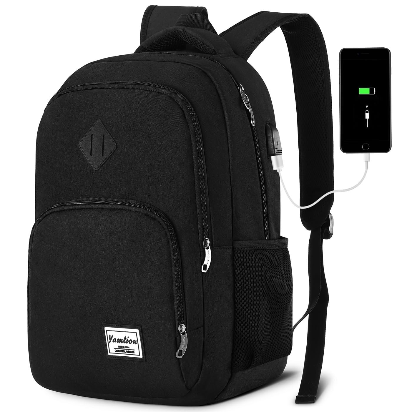 Durable 15.6 Inch Laptop Backpack for Men Women Teens School College