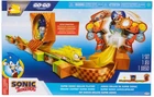 Sonic The Hedgehog Go Go Racers Deluxe Playset with Diecast Super Sonic Figure