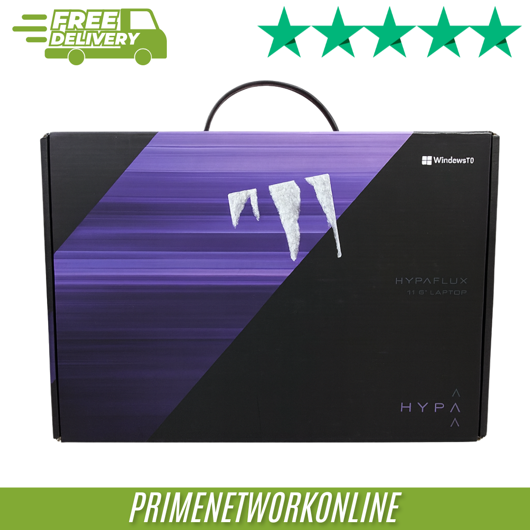 HYPA Flux 11.6'' Laptop – Intel Celeron, 4GB RAM, 64GB eMMC 100% ORIGINAL ⭐⭐⭐⭐⭐