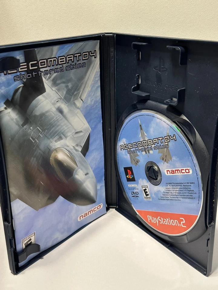 Ace Combat 04 Shattered Skies (PS2, 2001) - Flight Combat Classic - Image 2 of 4