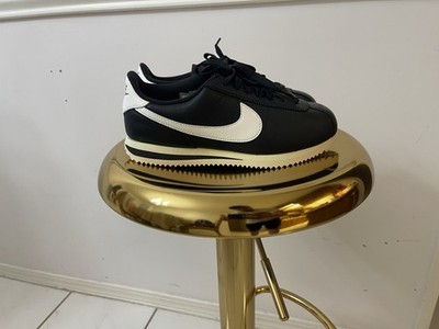 Nike Cortez Black White Low Top Lace Up Athletic Sneakers