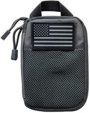 VISM by NcSTAR MOLLE UTILITY POUCH WITH US PATCH URBAN GRAY