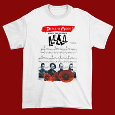 Depeche Mode - ENJOY THE SILENCE White Cotton Shirt S-5XL HL881