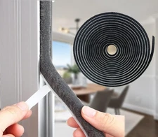 33ft Weather Stripping Brush for Sliding Windows/Doors Frame Side,Pile Self A...