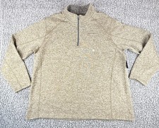 Eddie Bauer Radiator Fleece 1/4 Zip Mens 2XL Bronze Pullover Sweater NWT