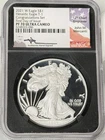 2021-W $1 American Silver Eagle NGC PF70 PR70 UCAM WEST POINT ASE Coin PROOF!