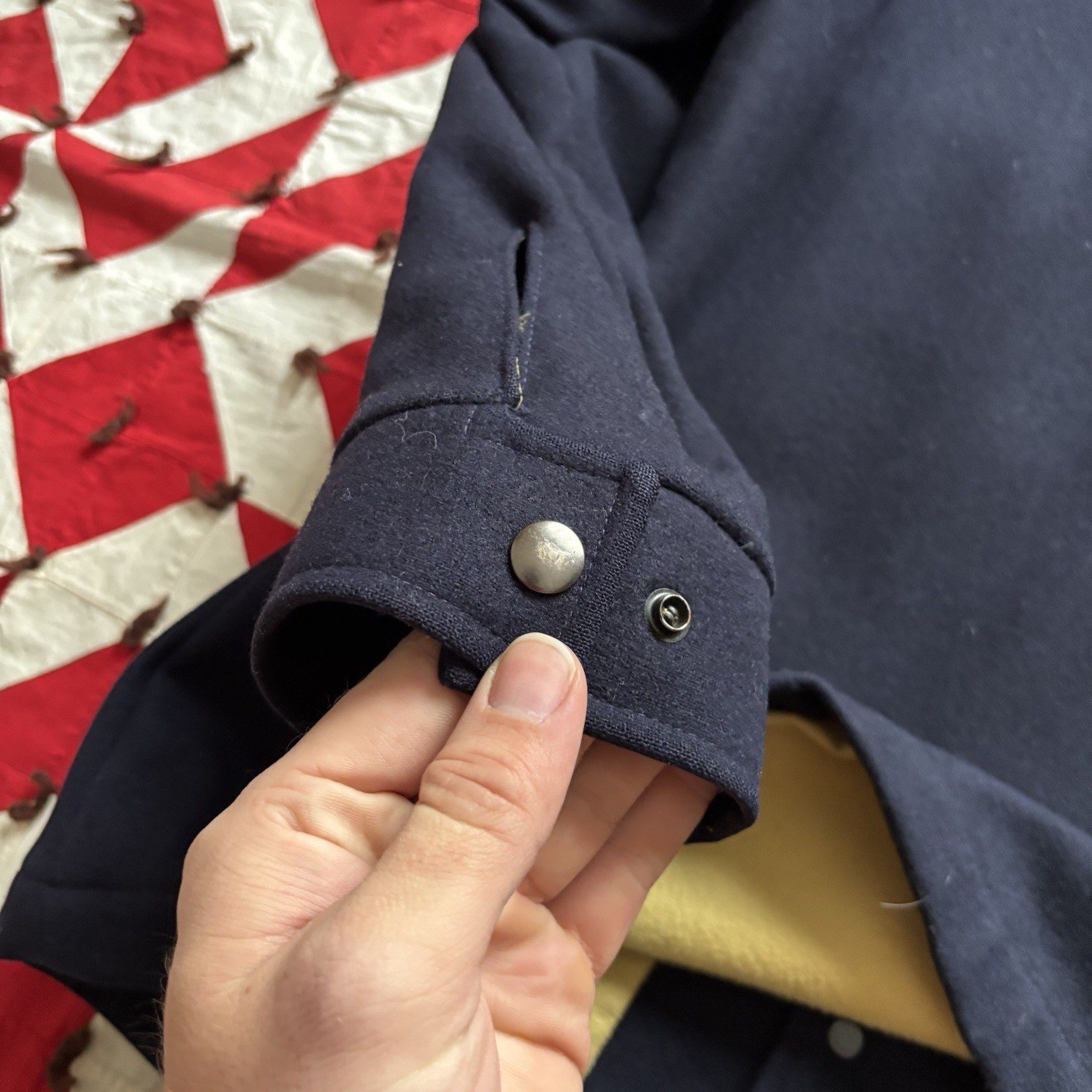 Vintage Pendleton Wool Snap Front Jacket Corduroy… - image 20