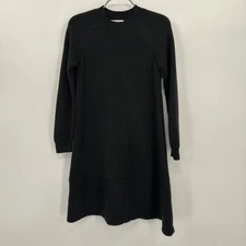 Pomander Place by Tuckernuck Black Ainsley Sweater Dress Long Sleeve Mini sz S
