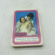 Vintage 1978 Three's Company Trading Card Stickers Set of 44 Complete. 15