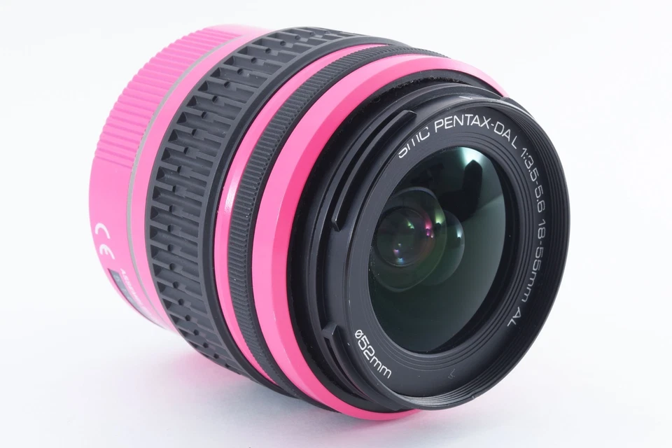 SMC PENTAX DA L 18-55mm f/3.5-5.6 AL Zoom Lens Pink Color Excellent++ from Japan - Image 4 of 4
