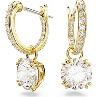 Swarovski-Creolen Constella:Pe Drop M White/Gos 5638802 Gelb