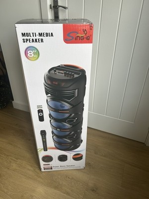 Sing-e Bluetooth Lautsprecher Tragbar Kabellos Party Soundbox ZQS8302 Party Karaoke 