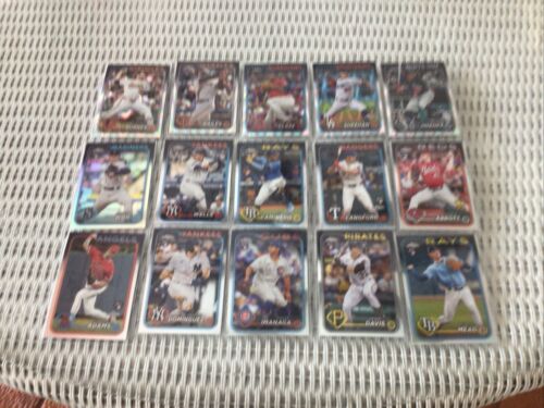 2024 topps chrome baseball card lot 260