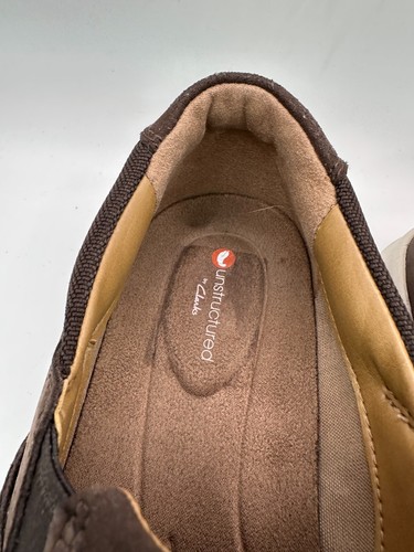 Zapatos informales Clarks Un Trail Step sin estructura para hombre cuero marrón nobuck Reino Unido 8 G - Imagen 12 de 21