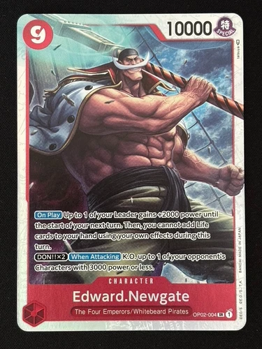 Edward.Newgate (OP02-004) - Paramount War (OP02) - One Piece Card Game