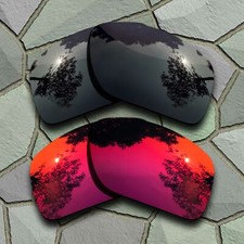 Grey Black Violet Red Lenses Replacement For-Oakley Double Edge OO9380 Polarized