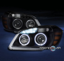 For 2005-2010 Chevy Cobalt Halo Led Projector Headlights Lamps Black Leftright