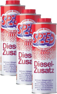 3x LIQUI MOLY Speed Diesel-Zusatz 1 l (5160) SPARSET