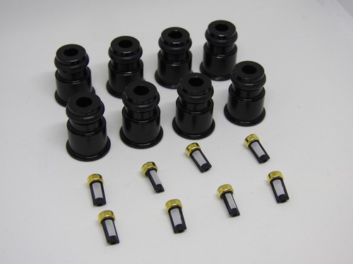 Racetune 8x 1/2 to 3/4 Length 14mm Adapter Injector Extension Bosch 2000cc E85 - Picture 3 of 11