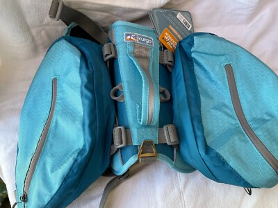 B10 Kurgo Baxter Dog Backpack Saddlebag Pack Adjustable for hiking 3.75 liter