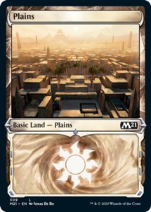 Plains (309) - Showcase x4 - Magic Core Set 2021 - NM-Mint, English - Magic Core