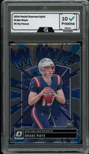 Drake Maye My House #8 2024 Panini Donruss Optic SP Graded 10 Rookie Card RC