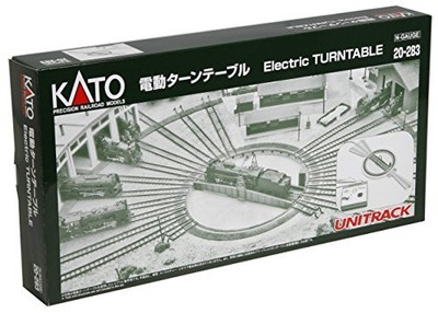 KATO N Scale Unitrack Electric Turntable 20-283 Steam locomotive structure Toy 
