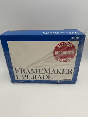 Vintage FrameMaker Upgrade Release 5 Software Suite For Macintosh