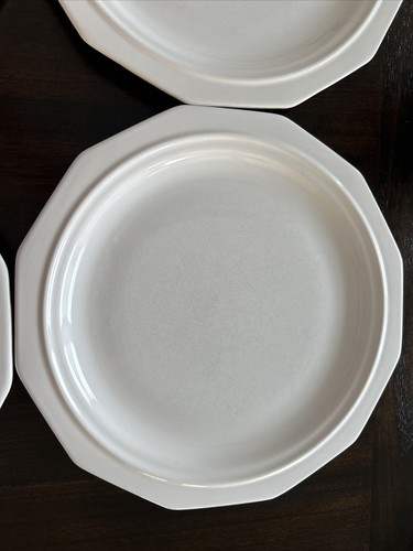 Vintage Pfaltzgraff Heritage White 10” Dinner Plates Set Of 6 Castle Mark Grand - Picture 5 of 12