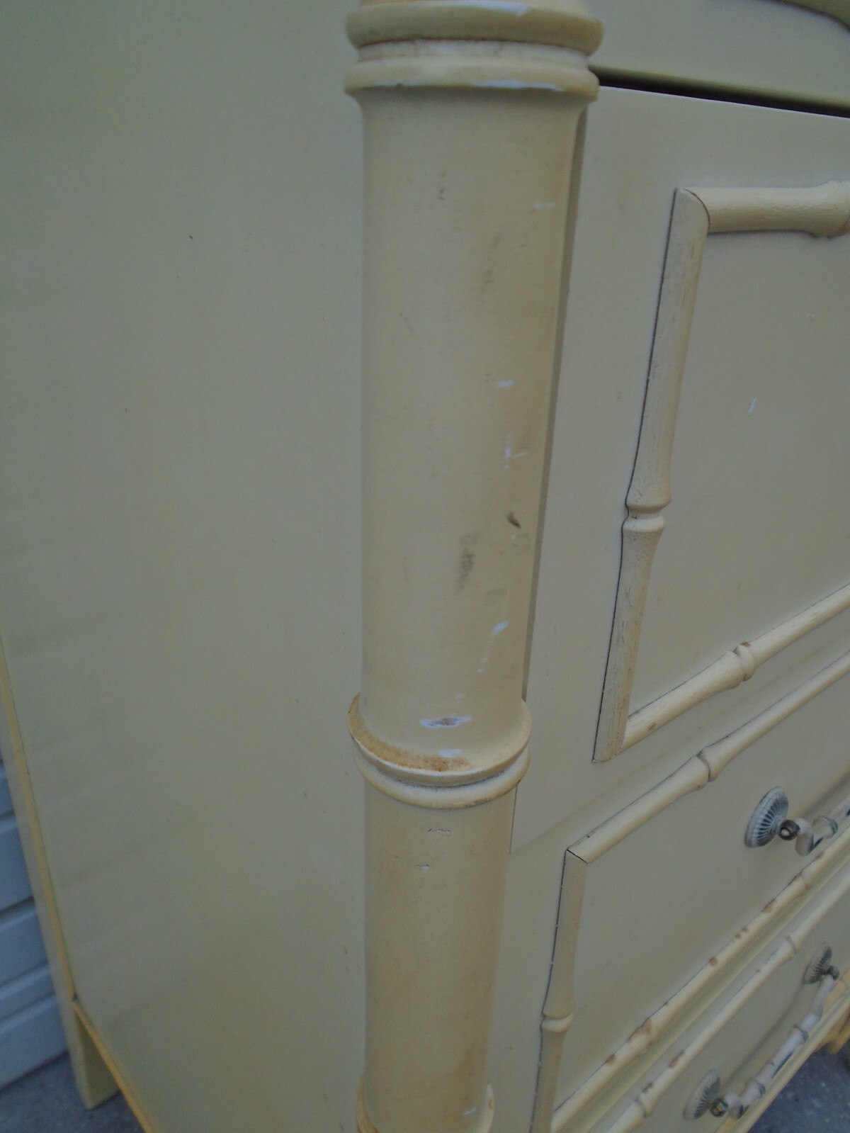 Fretwork Faux Bamboo Lingerie Chest of drawers Regency  Allegro Thomasville