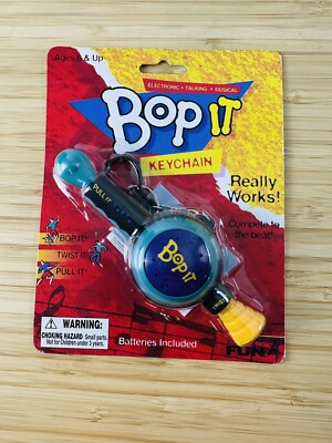 Vintage 2000 Bop It Mini Key Chain Pocket Hand Held Keychain 5