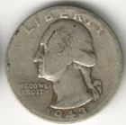 USA - 1943D - Washington ¼ $ - Silver Eagle - Low Mintage - #13914RG