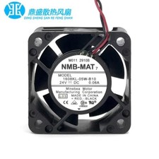 NMB 1608KL-05W-B10 4020 DC24V 0.06A 4CM 2-Wire Dual Ball Inverter Cooling Fan