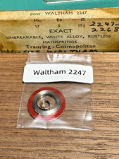 Waltham 16s Mainspring 2247 pocket watch  EXACT Alloy- NOS watchmaker part