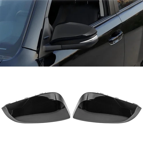 Glossy Exterior Side Wing Rearview Mirror Cover Cap For 2014-2023 Toyota 4Runner