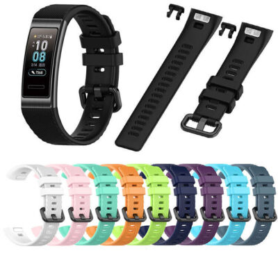 Für Huawei Band 4 Pro/ Band 3/3Pro Sport Silikon Armband Uhrenarmband Armband