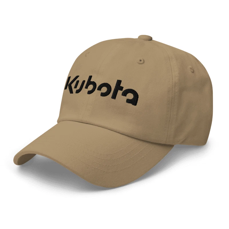 Kubota Tractor Logo Inspired Adjustable Embroidered Classic Dad Hat